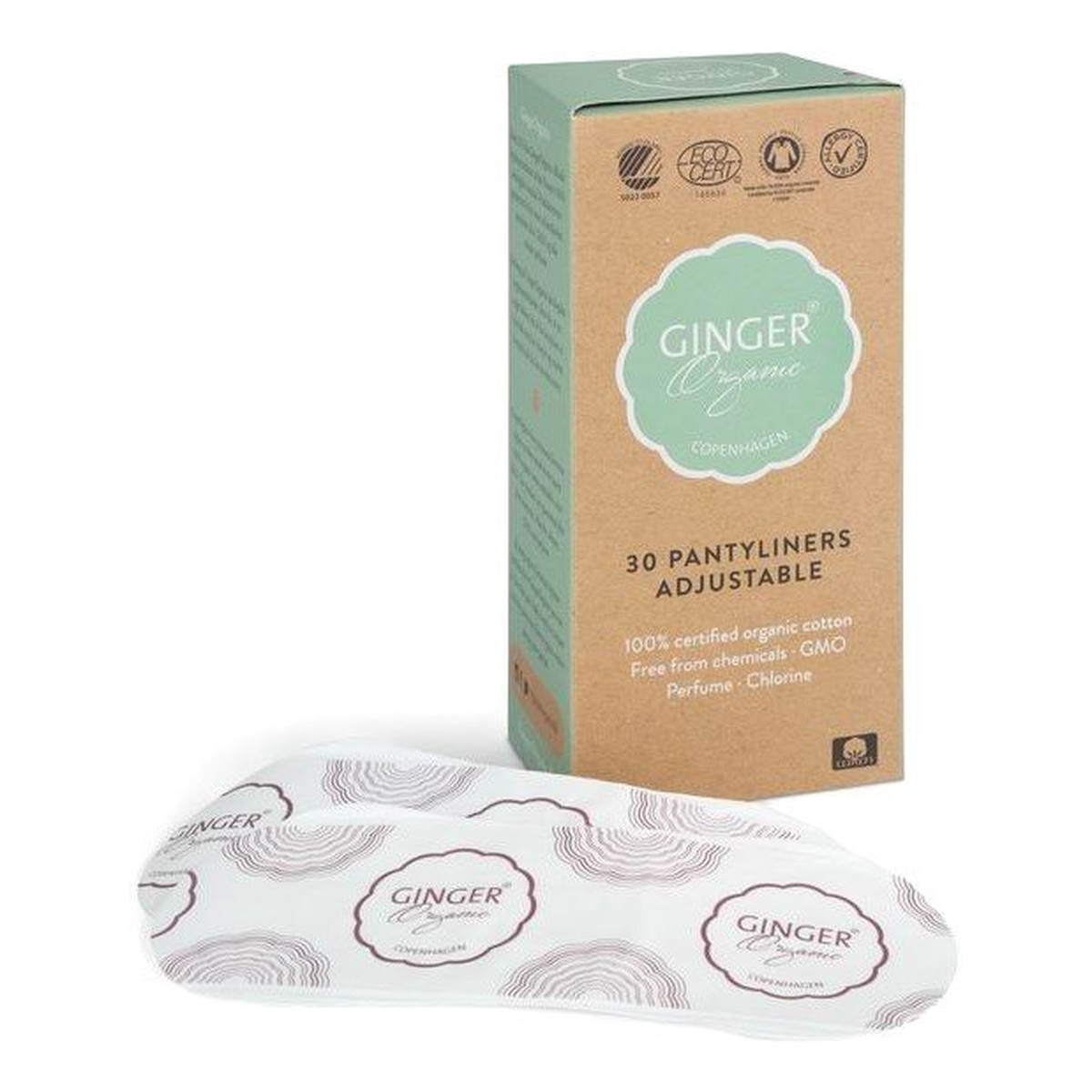 Ginger Organic Pantyliners wkładki higieniczne 30szt