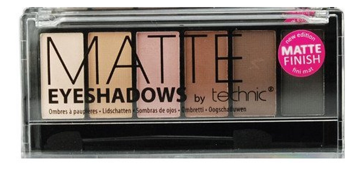 Paleta 6 cieni do powiek Matte