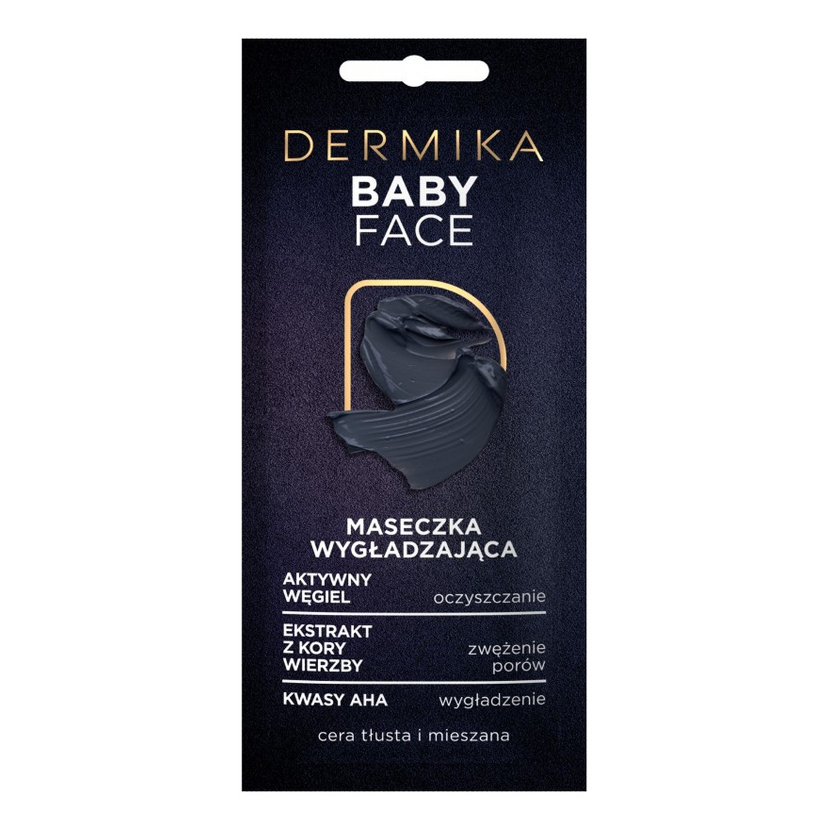 Dermika Maseczki Piękności Baby Face maseczka wygładzająca do cery tłustej i mieszanej 10ml