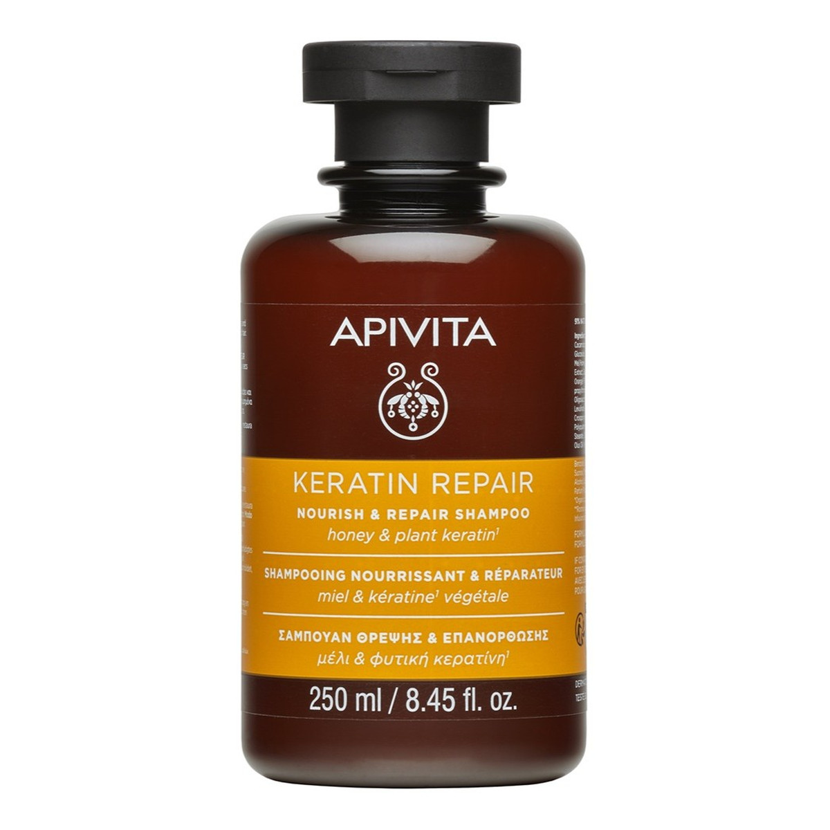 Apivita Keratin repair nourish repair shampoo szampon z kreatyną do włosów suchych i zniszczonych 250ml