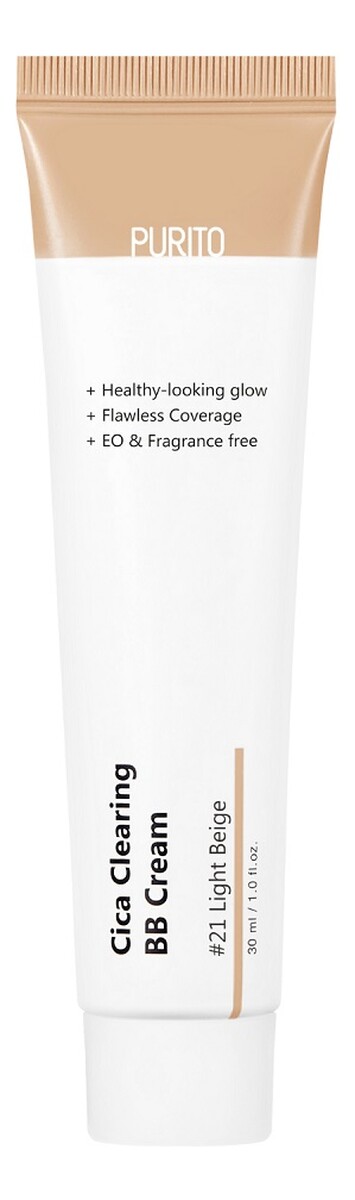 Krem bb z wąkrotą azjatycką #21 light beige