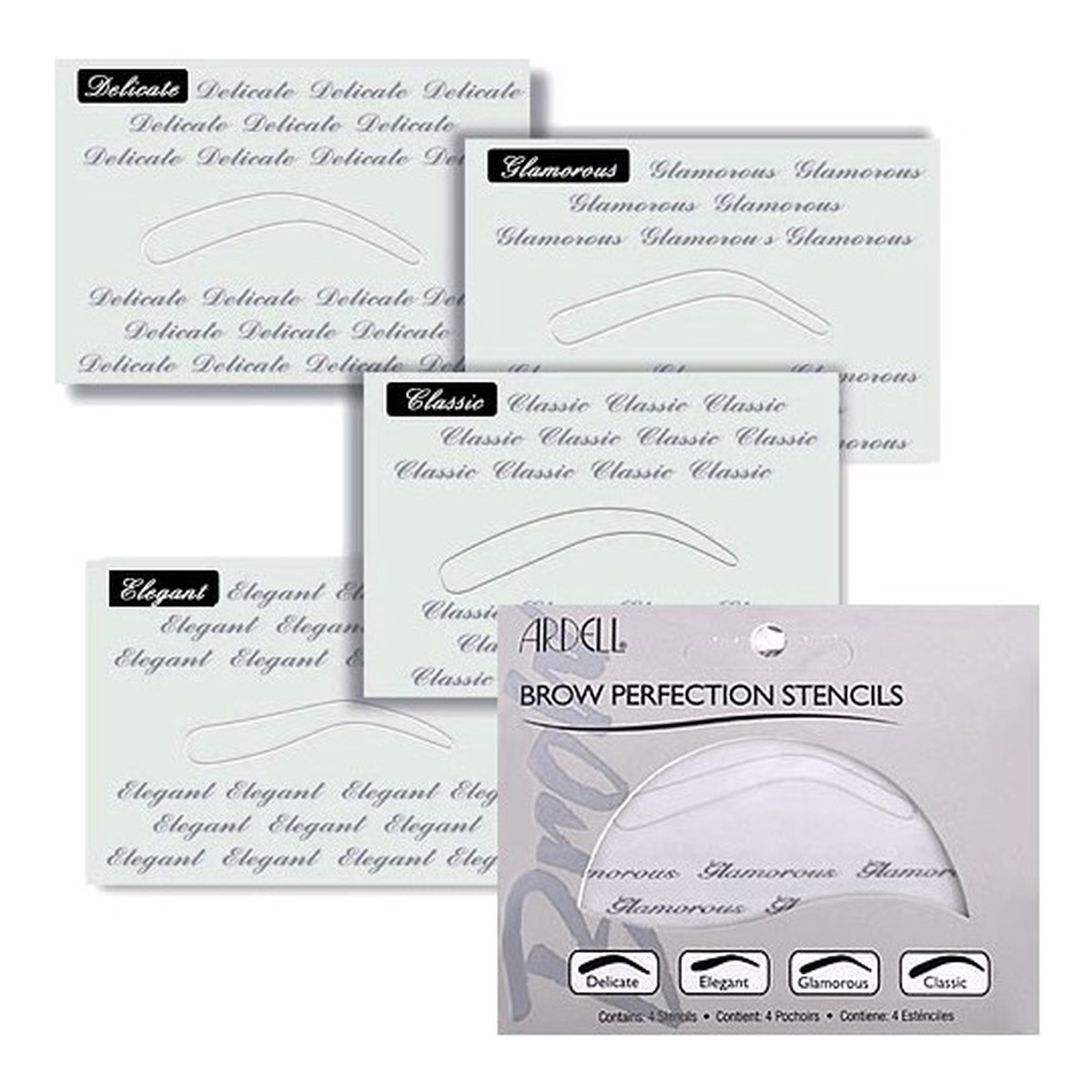 ARDELL BROW PERFECTION STENCILS Szablony Do Brwi Wizaż24