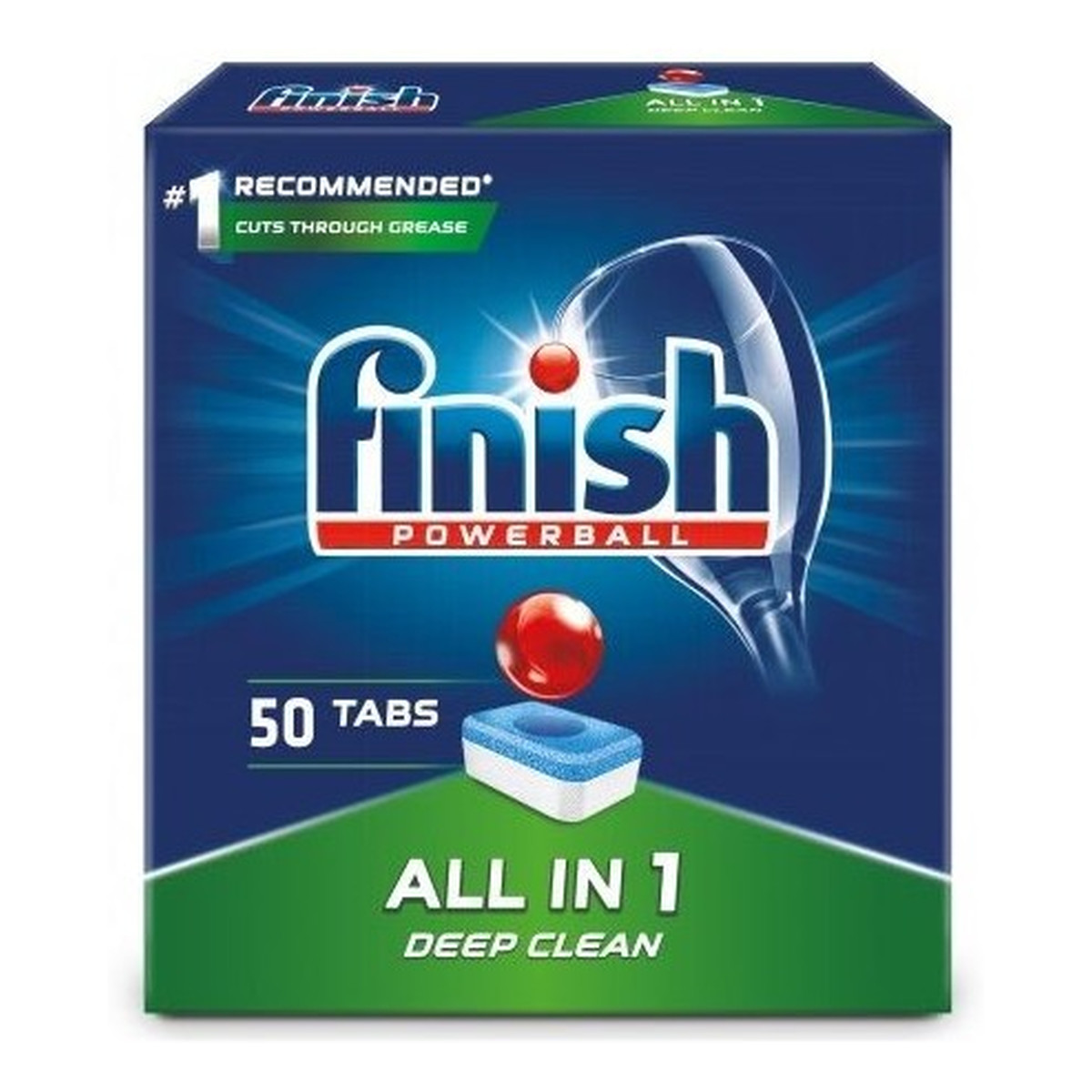 Finish Powerball All In 1 Max tabletki do mycia naczyń w zmywarkach 50szt