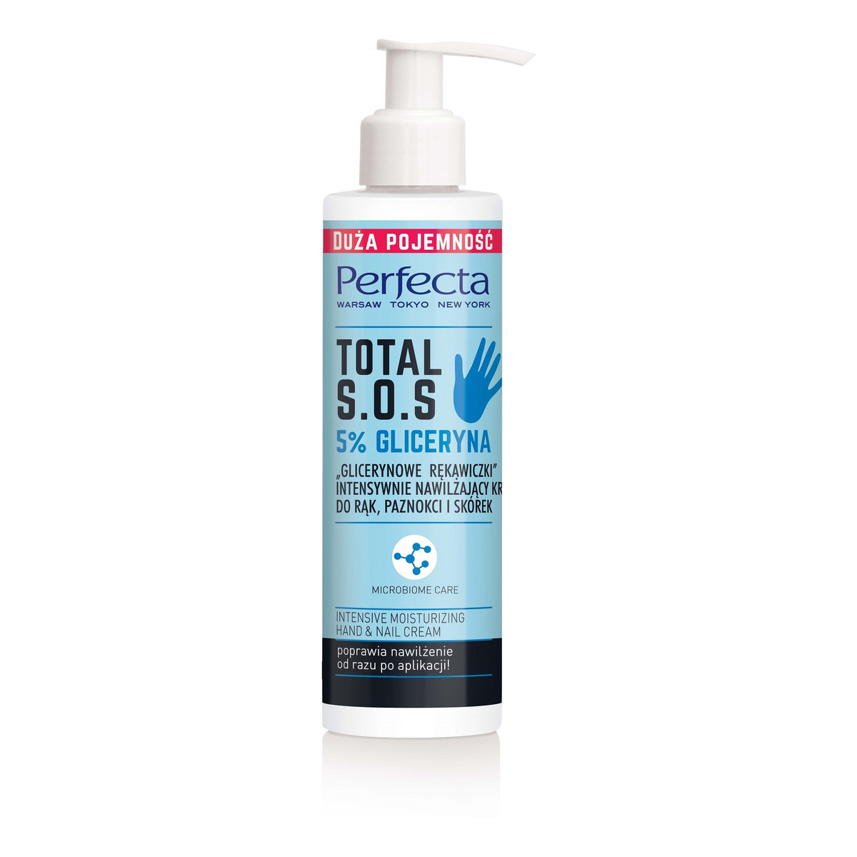 Perfecta Total S.O.S Intensywnie nawilżający Krem do rąk "Glicerynowe Rękawiczki" 195ml