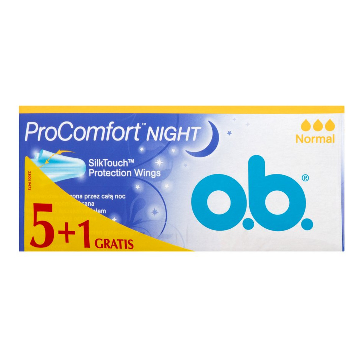 O.B. ProComfort Night Normal komfortowe tampony 16sztx6