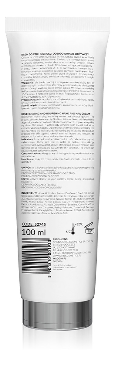Krem do rąk i paznokci odbudowująco-odżywczy