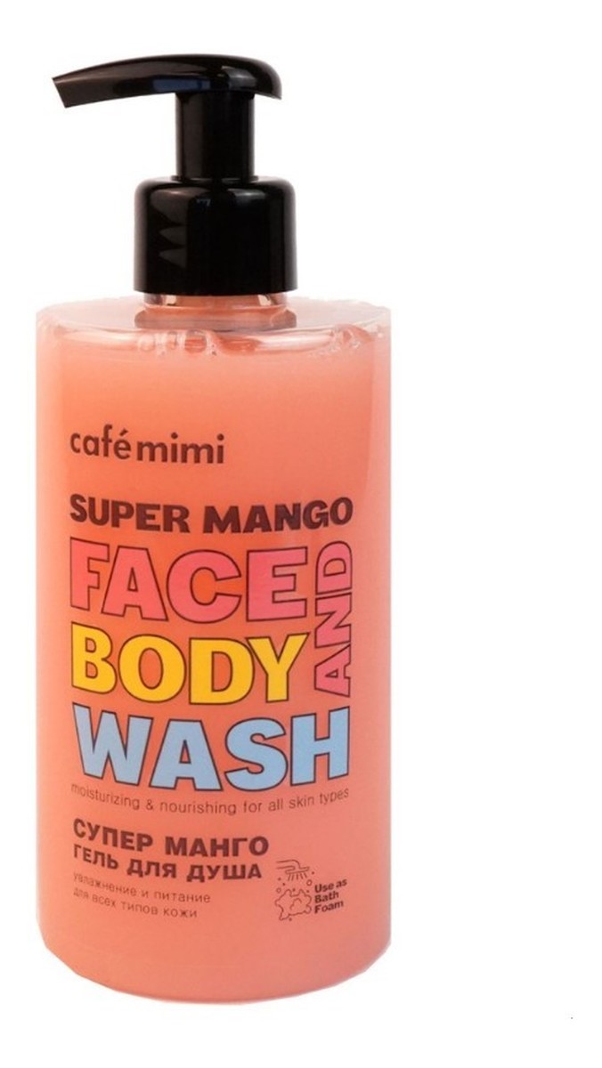 Żel do mycia twarzy i ciała Super Mango
