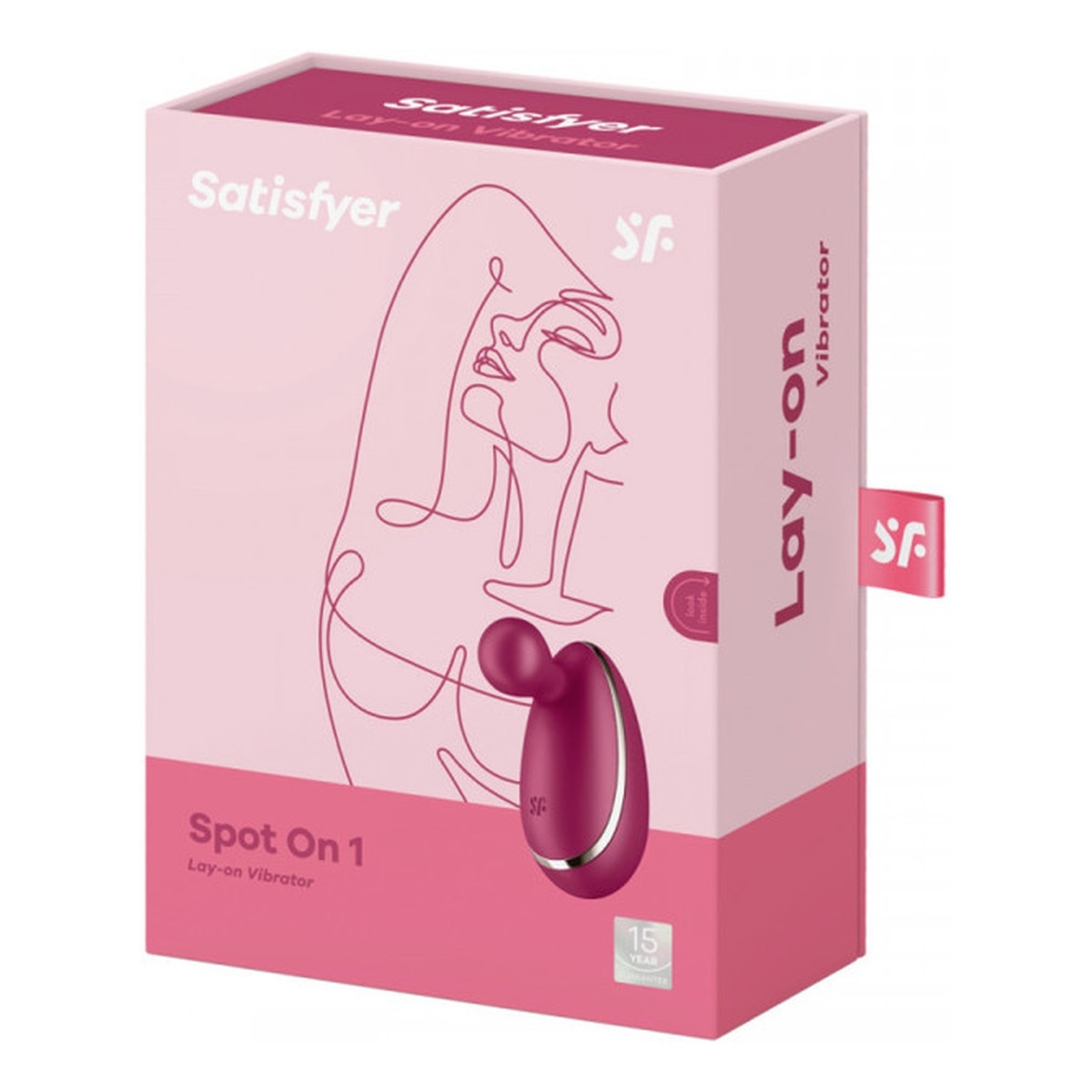 Satisfyer Spot On 1 Lay-On Vibrator wibrator Berry