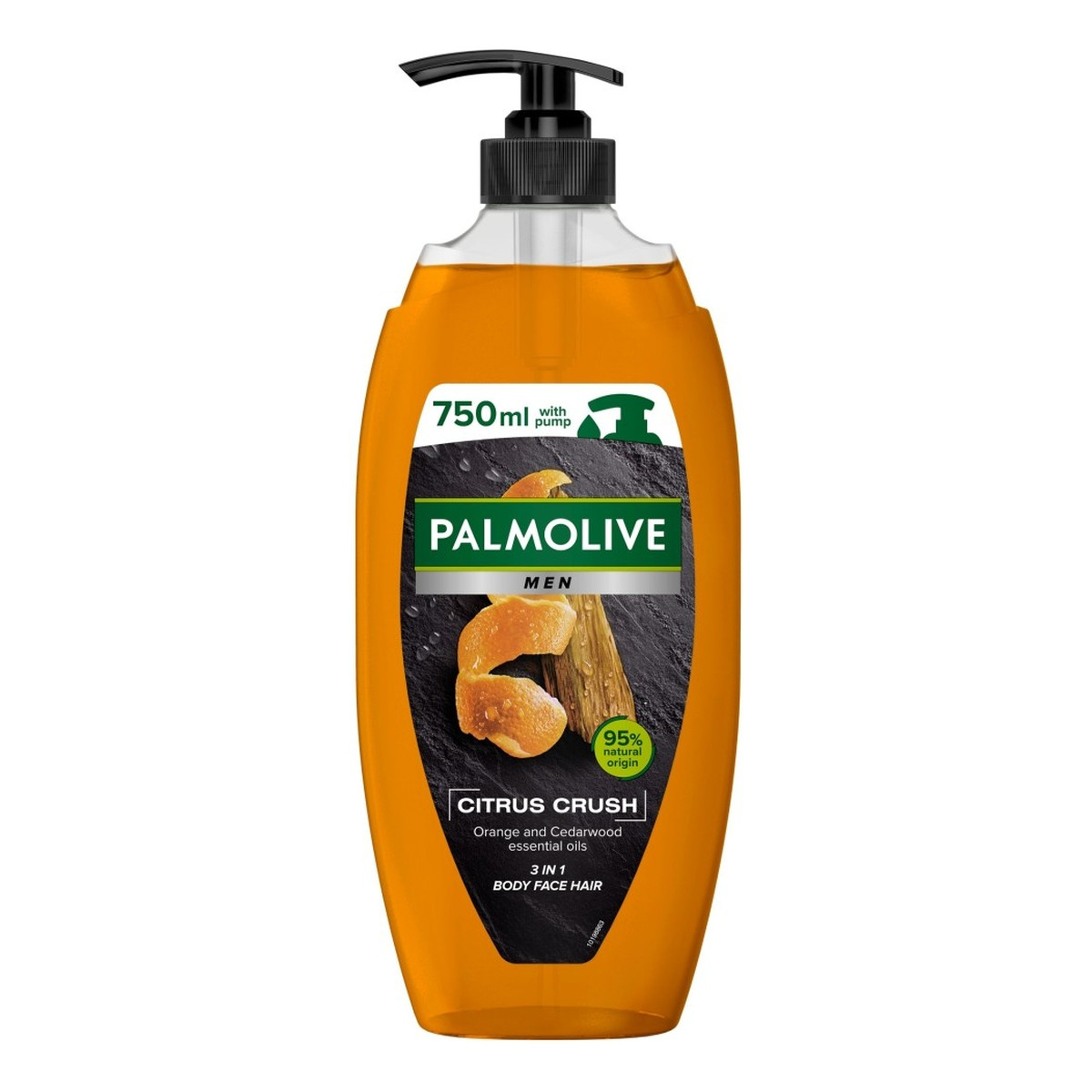 Palmolive Men Żel pod prysznic 3w1 citrus crush-olejek pomarańczowy i drzewo cedrowe 750ml