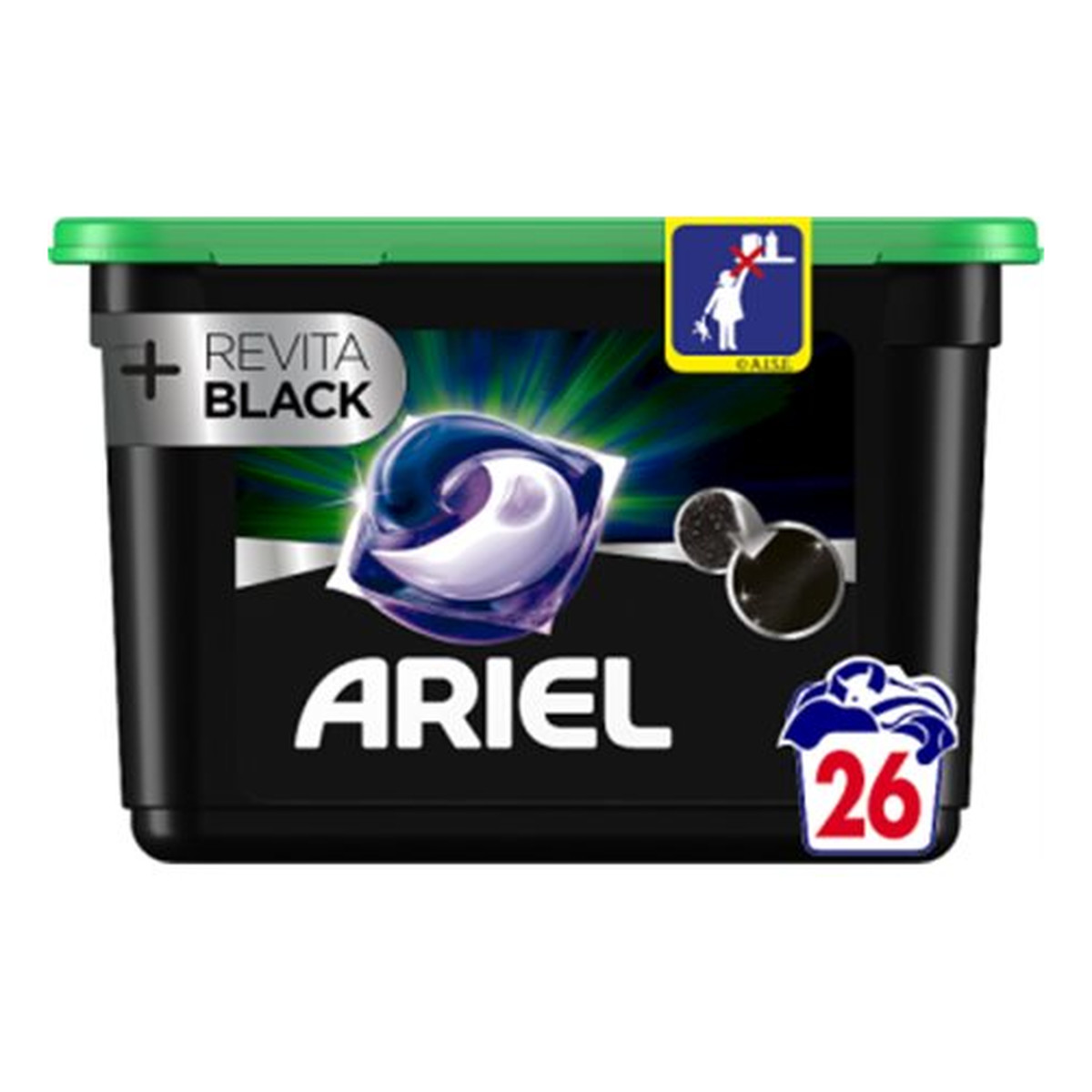 Ariel All-in-1 Pods+Revita black Kapsułki do prania 26 prań