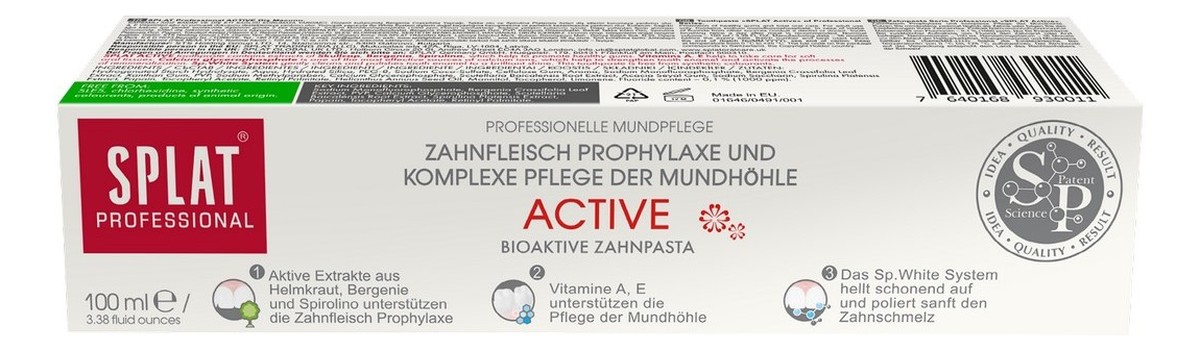 Pasta do zębów splat professional active-wybielanie i pielęgnacja dziąseł