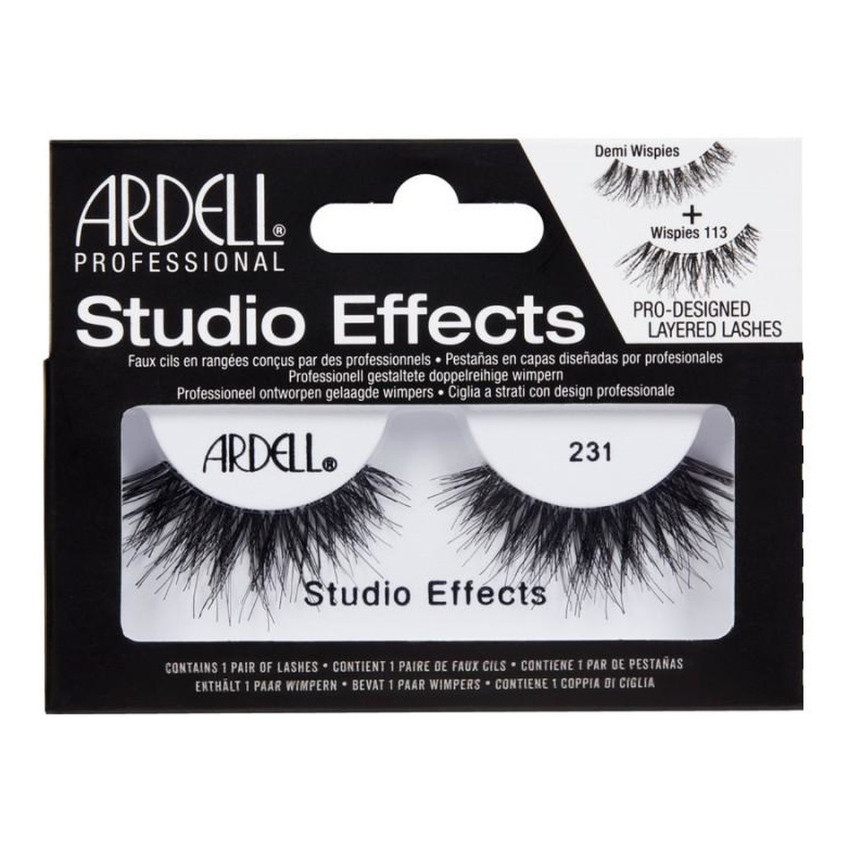 Ardell Studio Effects Sztuczne Rzęsy 231 Black