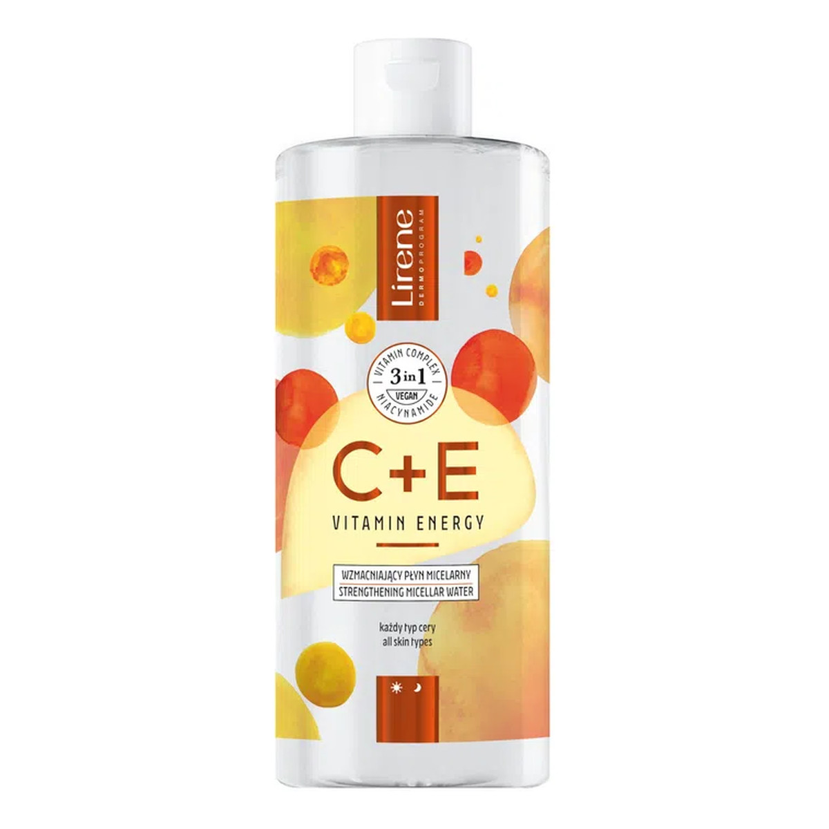 Lirene C+E Vitamin Energy Wzmacniający Płyn Micelarny 3w1 400ml