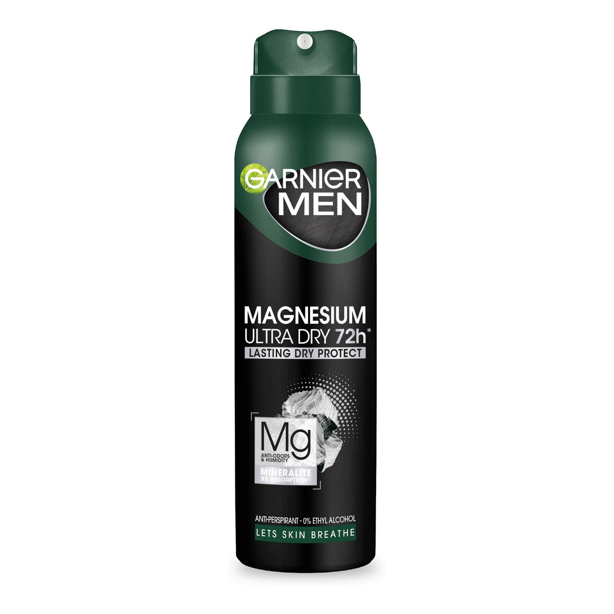 Garnier Men Dezodorant spray Magnesium Ultra Dry 72h Lasting Dry Protect 150ml