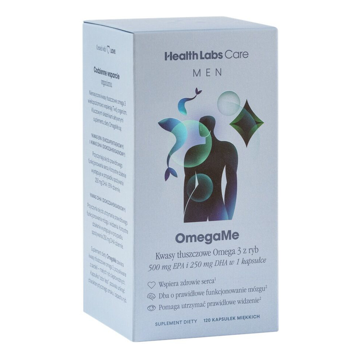 HealthLabs OmegaMe Men suplement diety 120 kapsułek