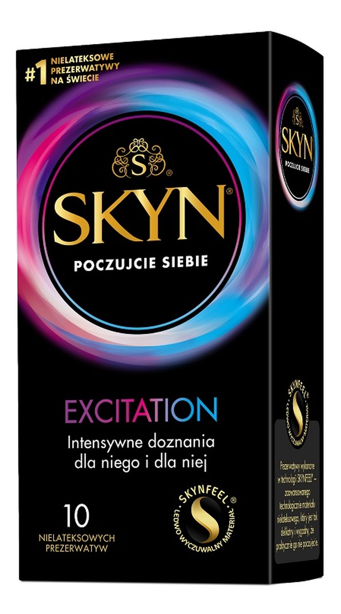 Skyn excitation nielateksowe prezerwatywy 10szt