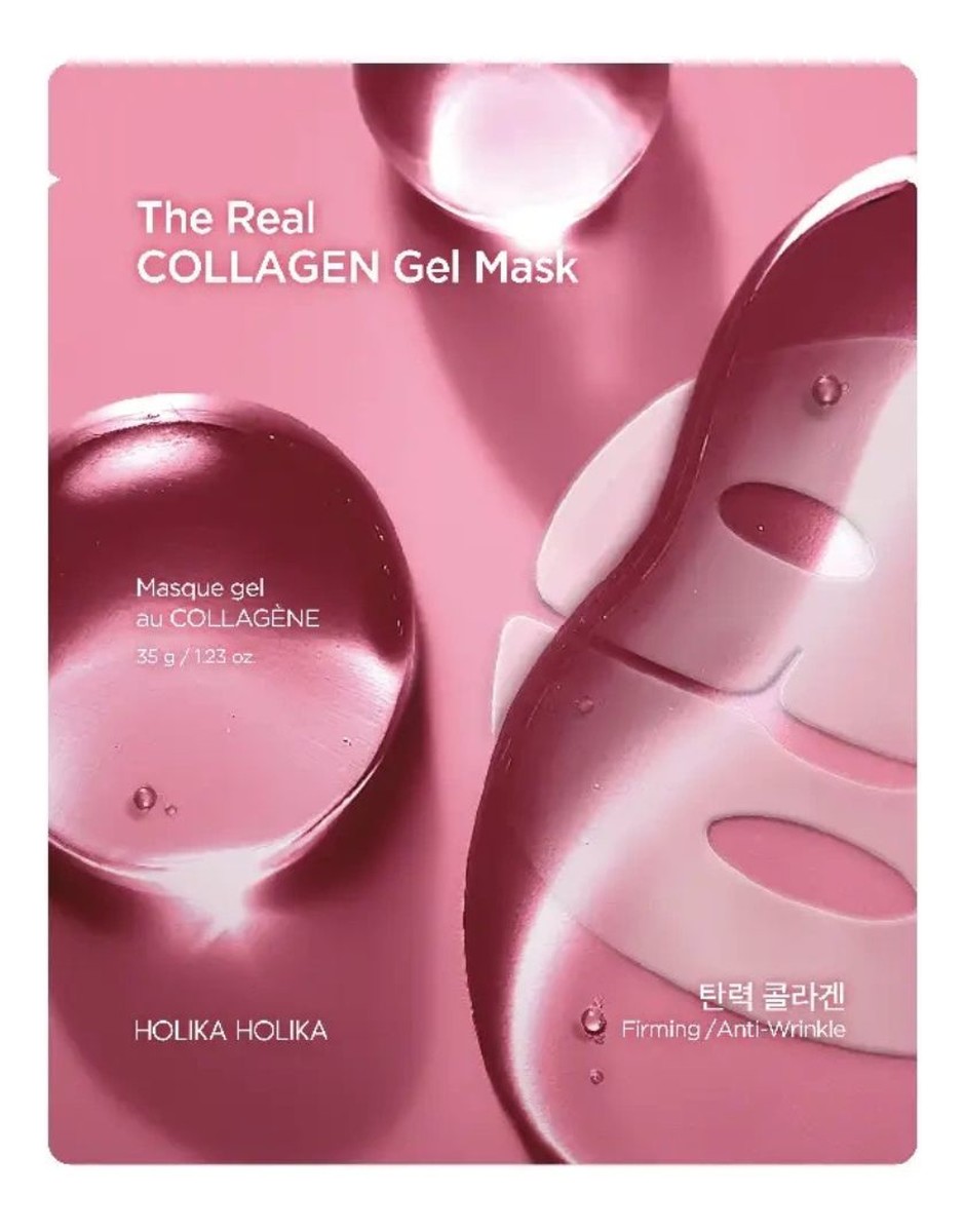 The real collagen gel mask hydrożelowa maska całonocna poprawiająca elastyczność