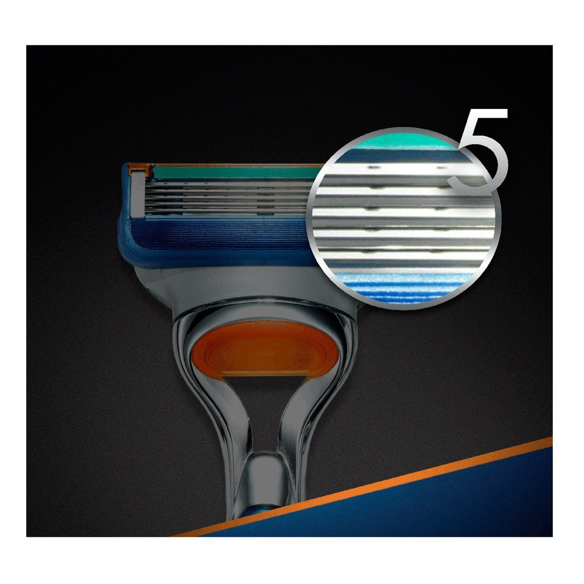 Gillette Fusion wymienne ostrza do maszynki do golenia 5 szt