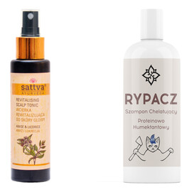 Rypacz - szampon chelatujący proteinowo-humektantowy 250ml + Sattva wcierka Anyż i Lukrecja 100ml