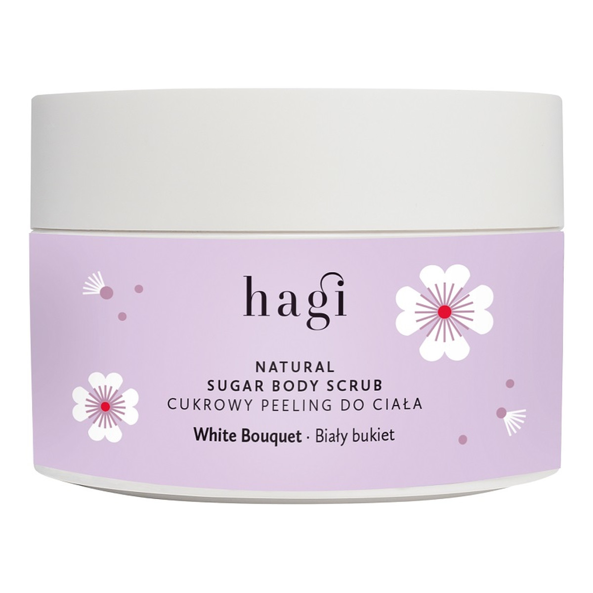 Hagi Cukrowy peeling do ciała biały bukiet 200g