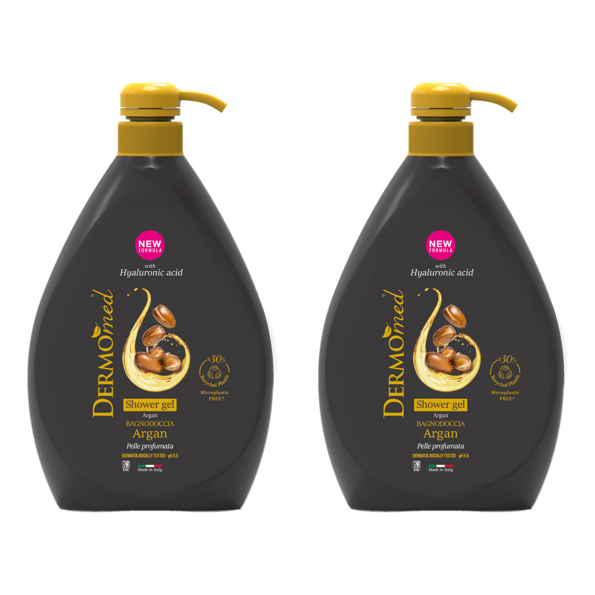 Dermomed Argan Żel pod prysznic olej arganowy 2x1L