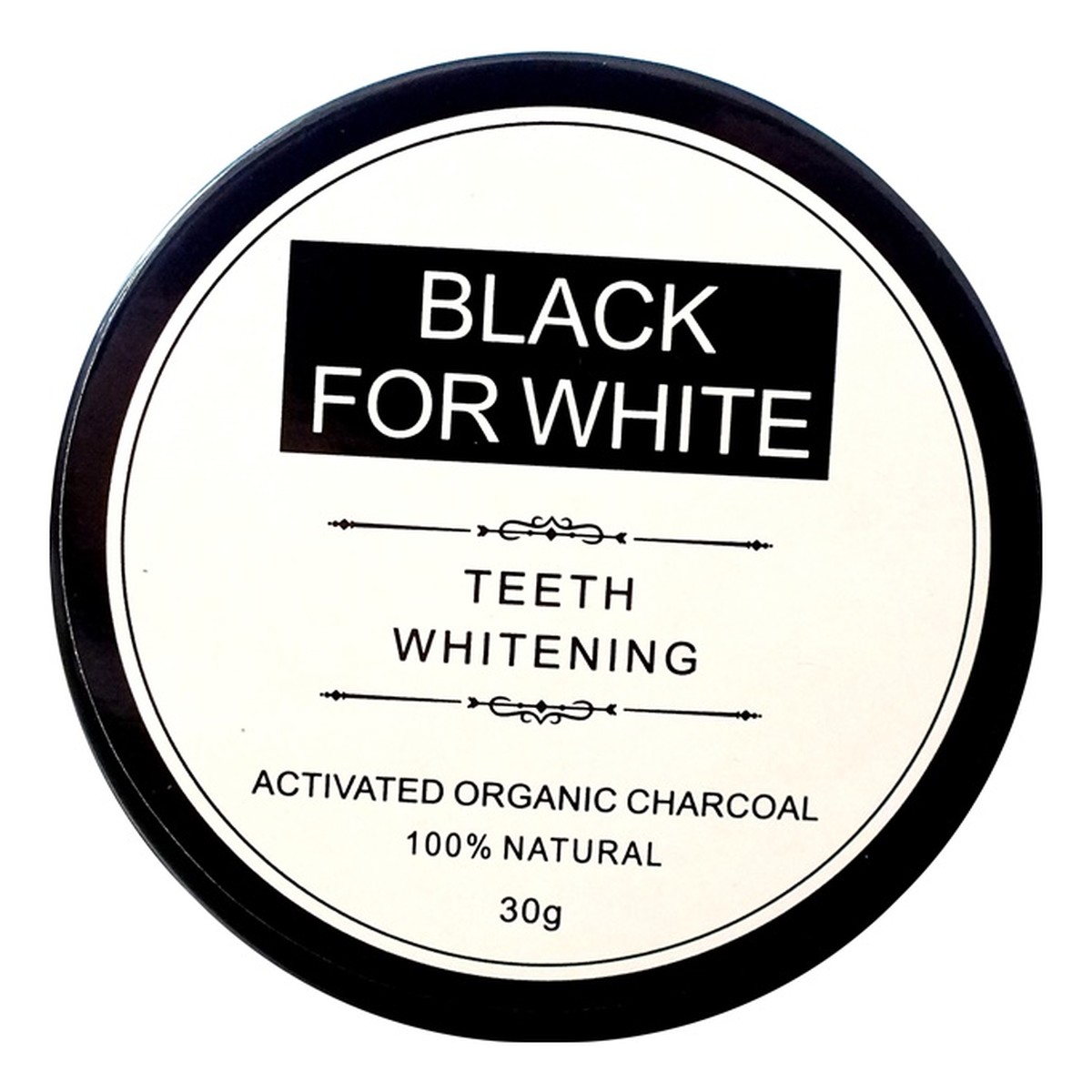 Biomika BLACK FOR WHITE PROSZEK DO ZĘBÓW WYBIELAJĄCY 30g