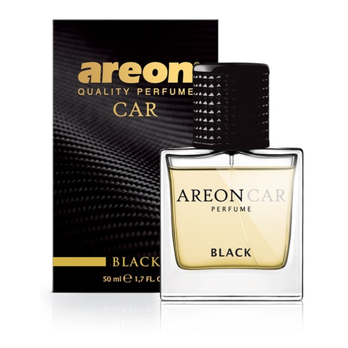 Areon Car Perfume Glass Perfumy do samochodu black 50ml
