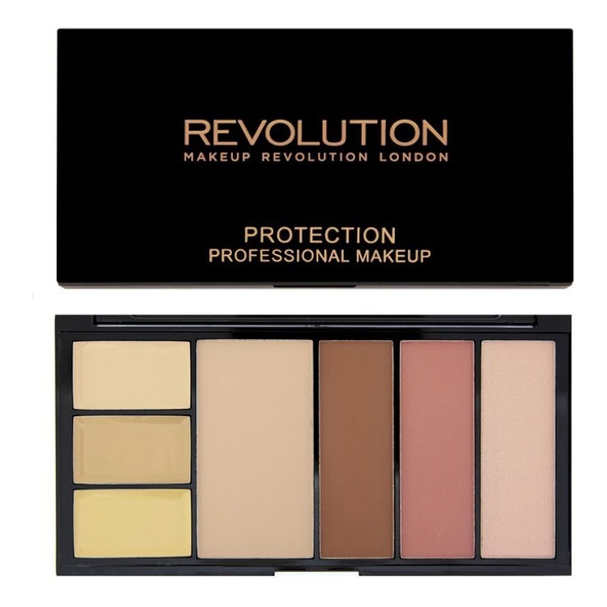 Makeup Revolution PROTECTION PALETTE Zestaw do konturowania twarzy LIGHT 29g