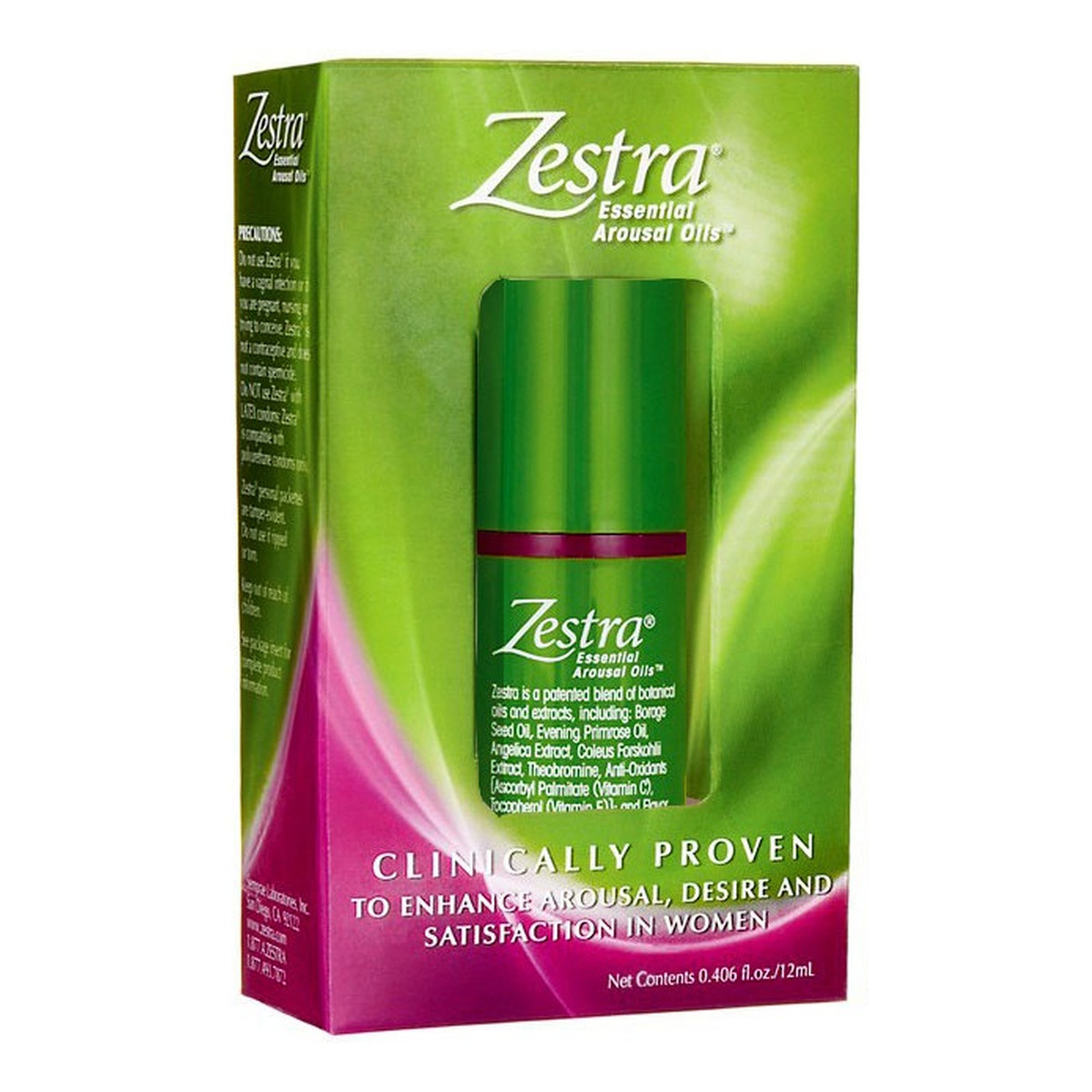 Zestra Essential Arousal Oil olejek wzmacniający orgazm 12ml