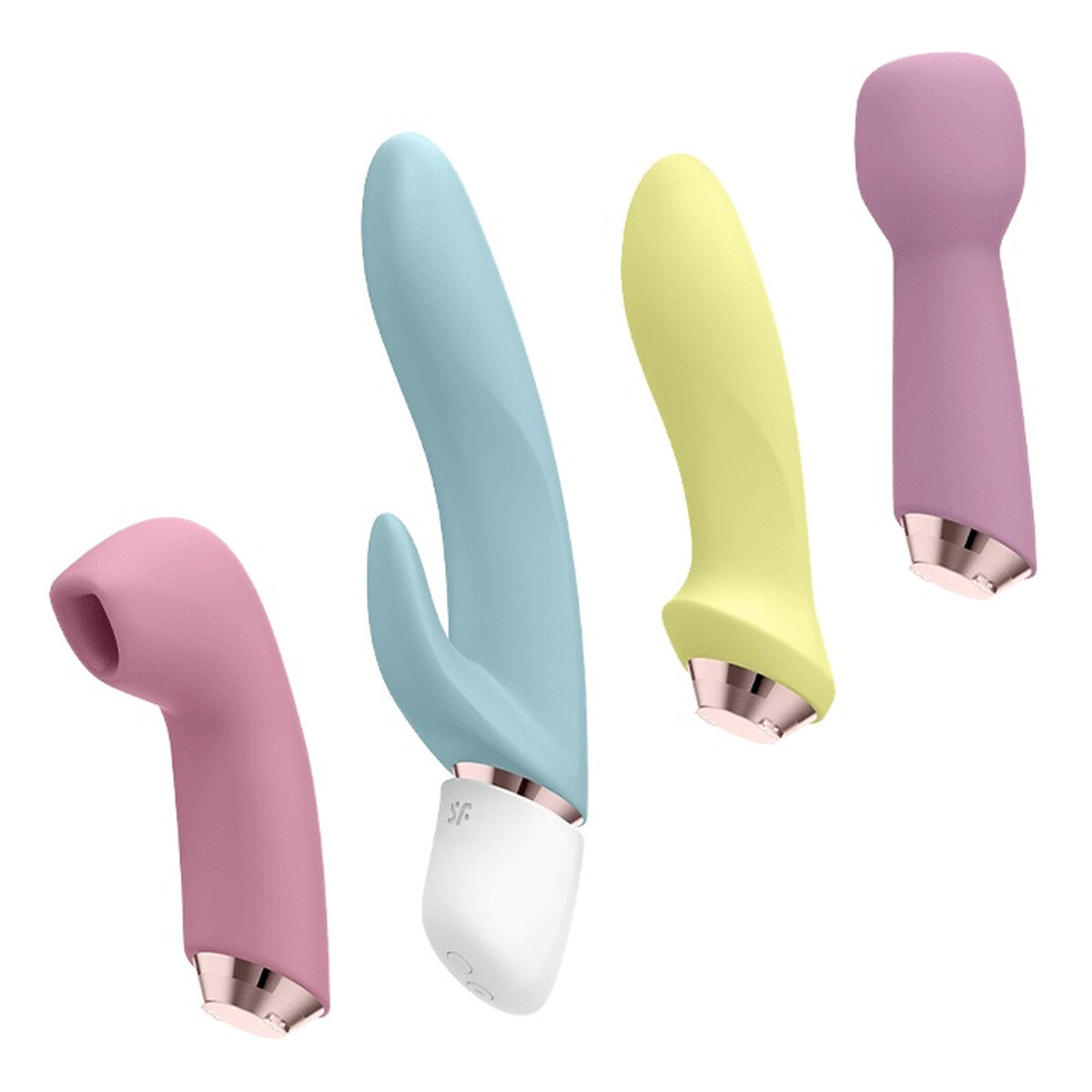 Satisfyer Marvelous four wibrator z wymiennymi nakładkami