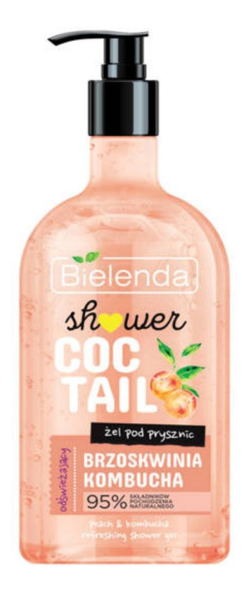 Żel pod prysznic odświeżający Brzoskwinia & Kombucha
