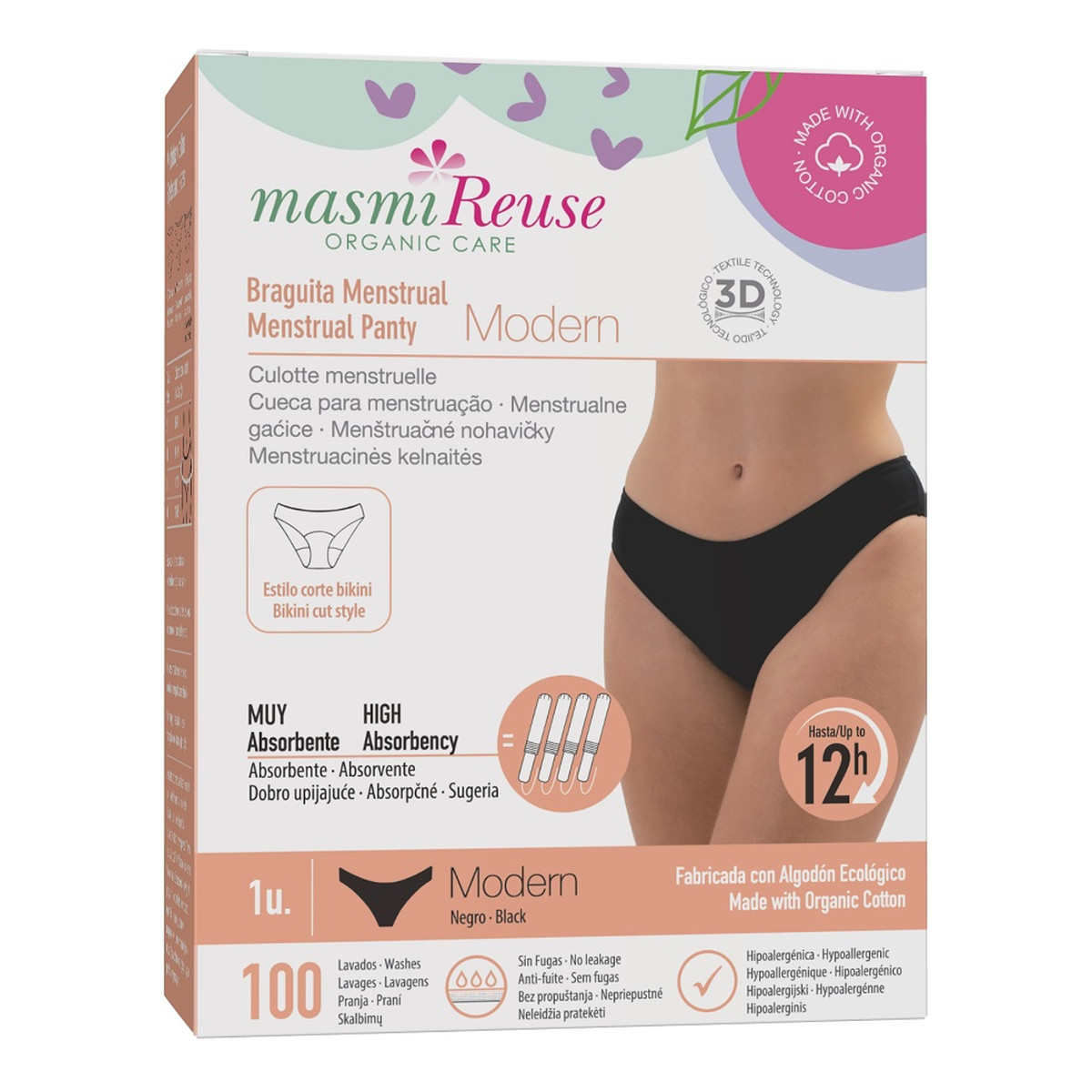 MASMI Modern majtki menstruacyjne rozmiar xl 1szt.