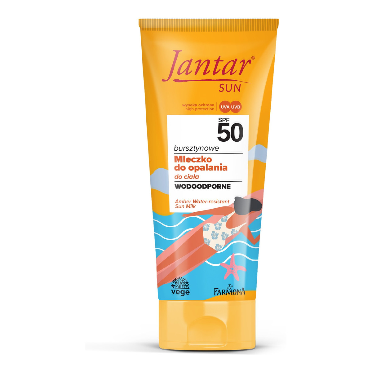 Farmona Jantar sun bursztynowe Mleczko do opalania do ciała spf50 200ml
