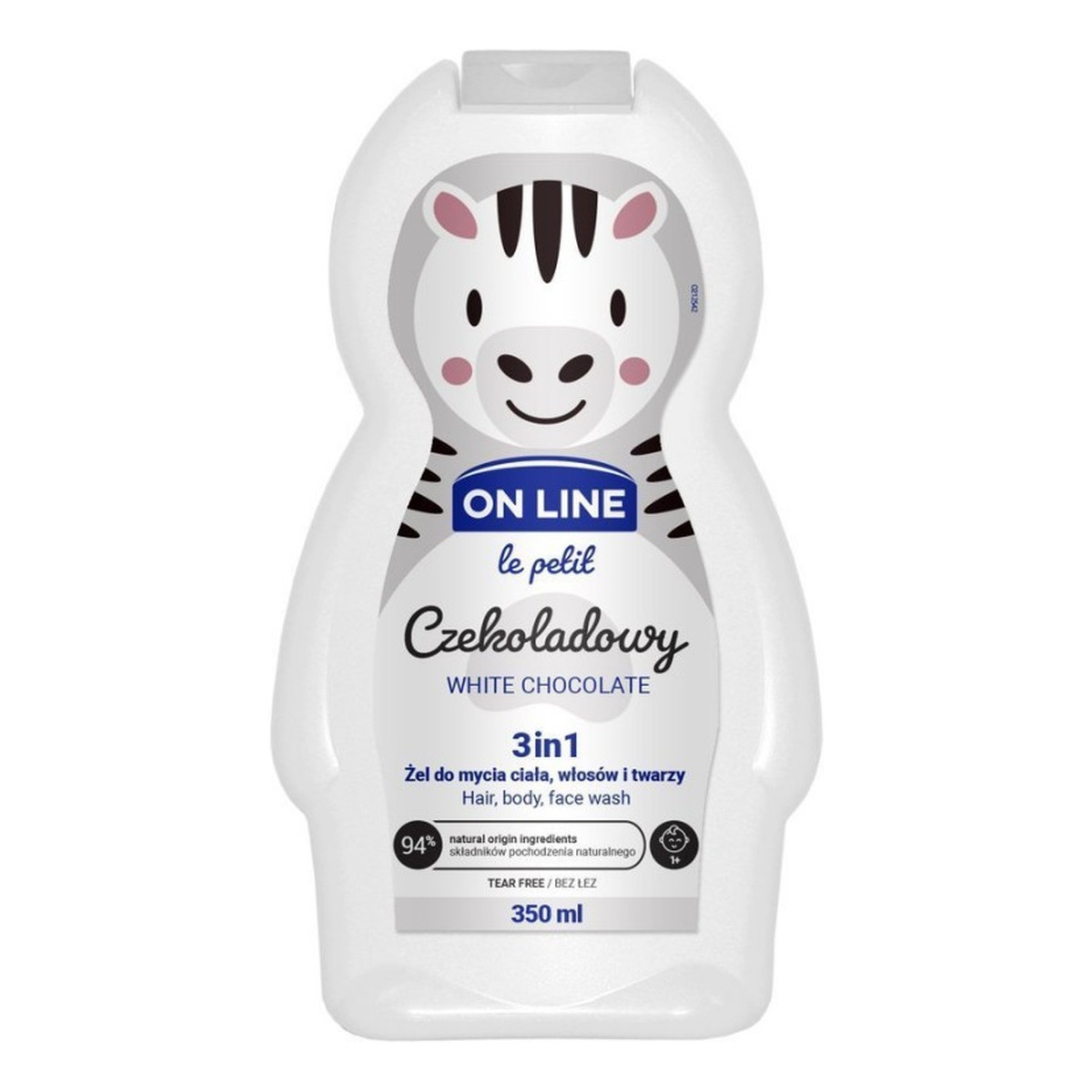 On Line Le Petit Żel do mycia ciała,włosów i twarzy 3w1 dla dzieci Czekoladowy 350ml
