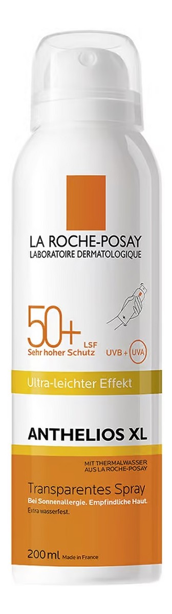 Anthelios XL transparentny spray do ciała SPF50+