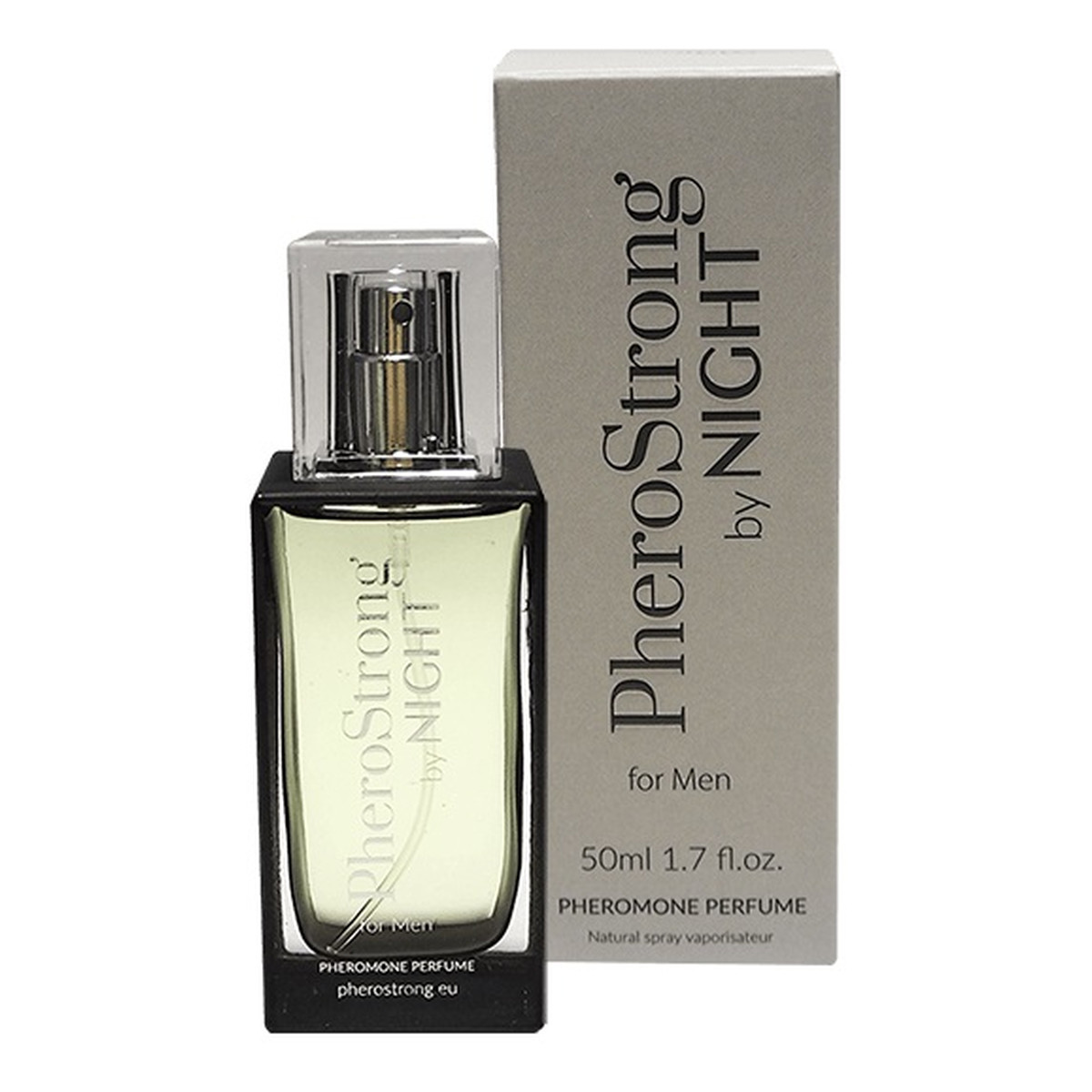 Pherostrong By Night For Men Pheromone Perfume Perfumy z feromonami dla mężczyzn spray 50ml
