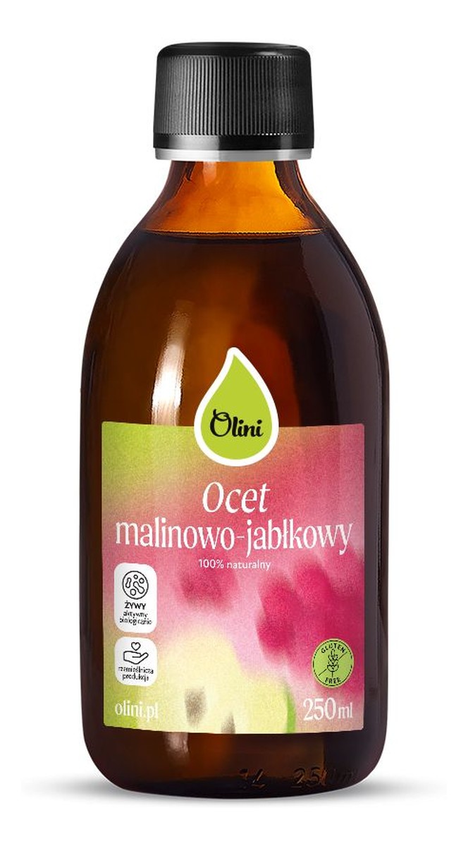 Ocet malinowo-jabłkowy naturalny z polskich owoców