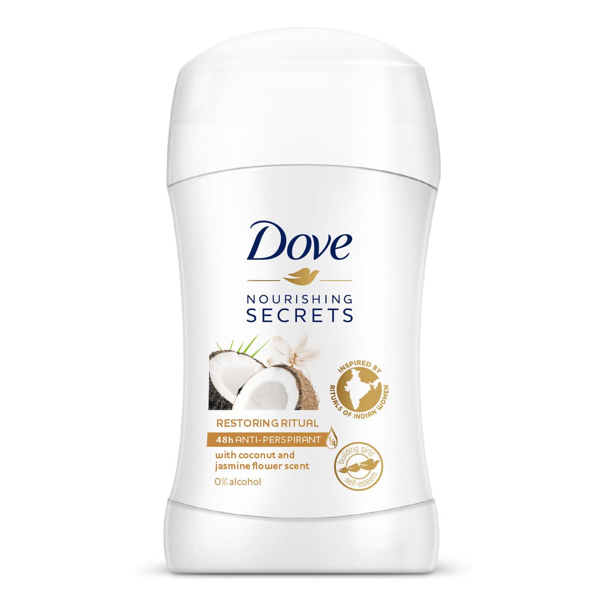 Dove Nourishing Secrets Coconut & Jasmine antyperspirant w sztyfcie dla kobiet 40ml
