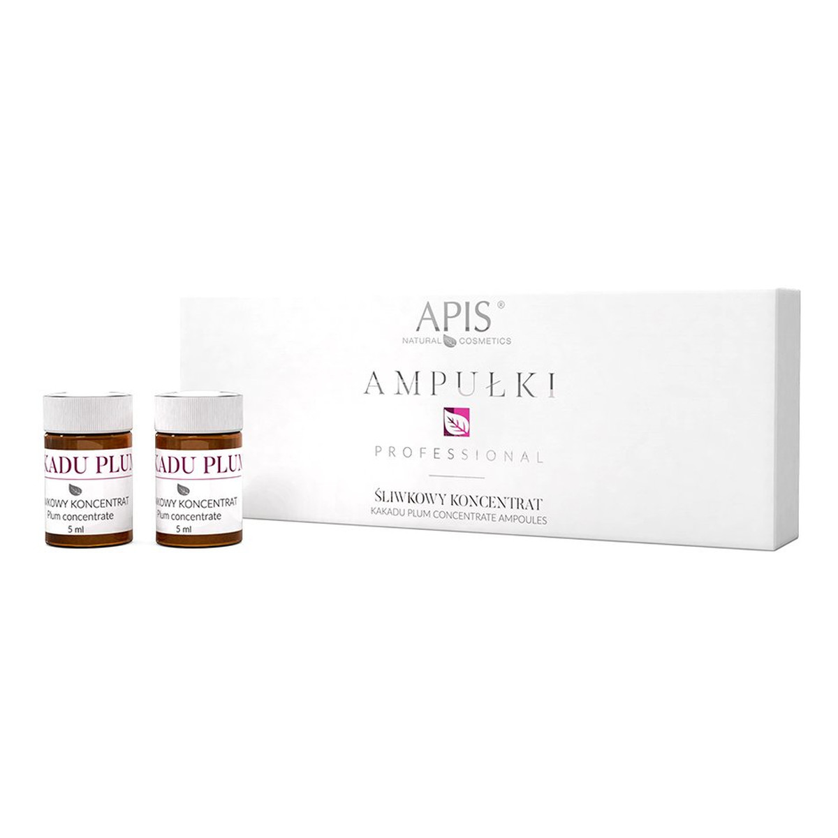 Apis Ampułki śliwkowy koncentrat 5x5ml 25ml