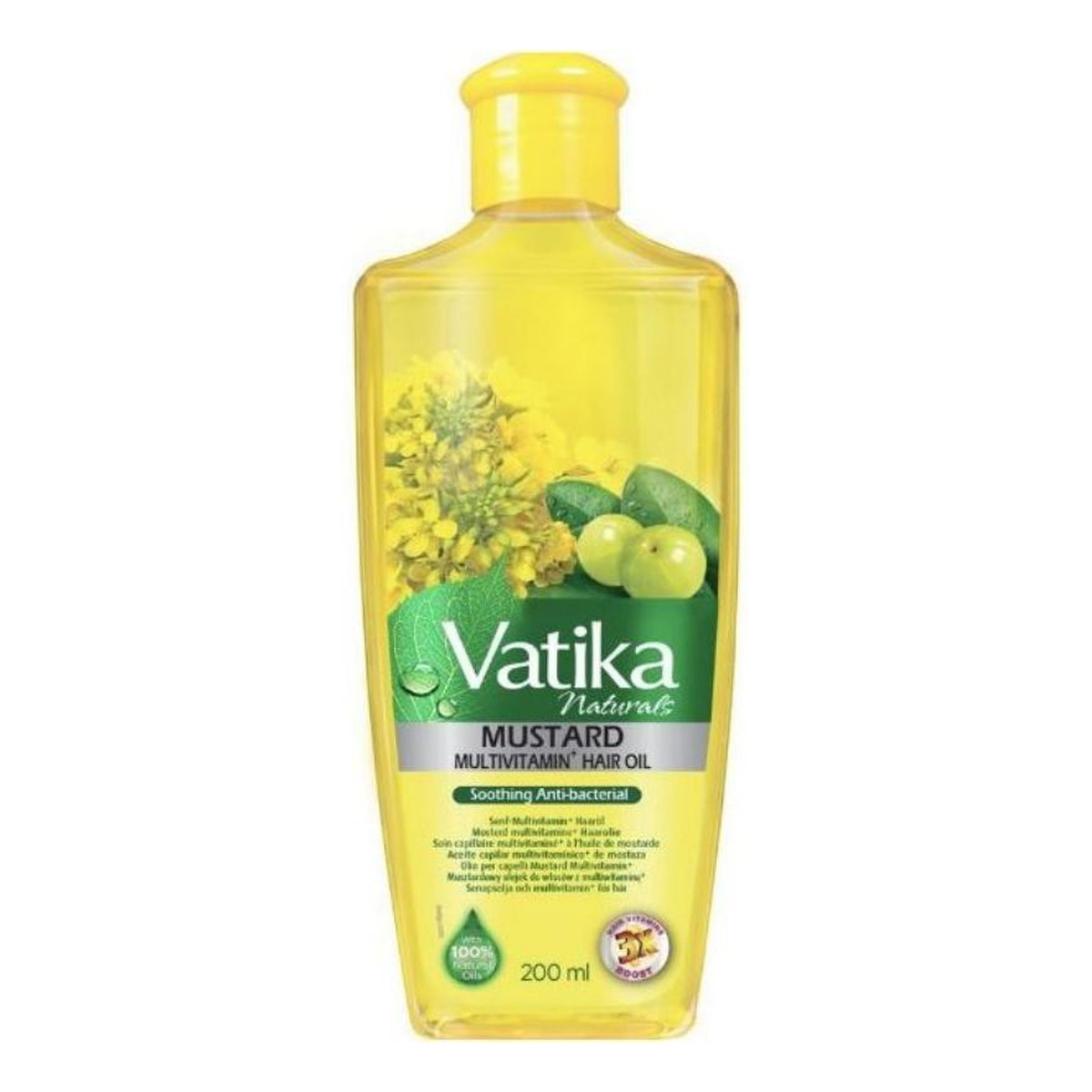 Dabur Łagodzący olejek do włosów Musztardowy 200ml