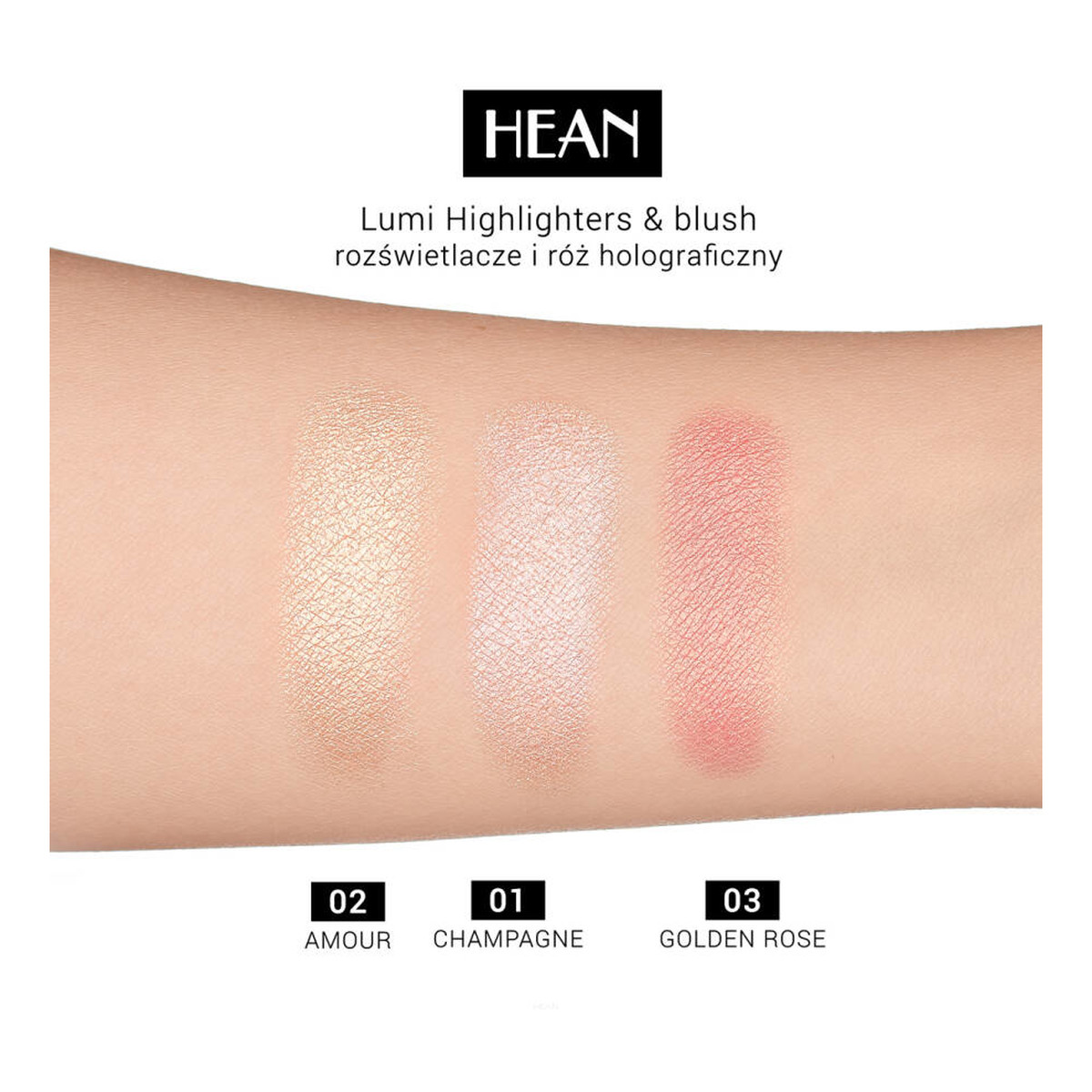 Hean Rozświetlacz do twarzy i ciała Lumi Highlighter 4g