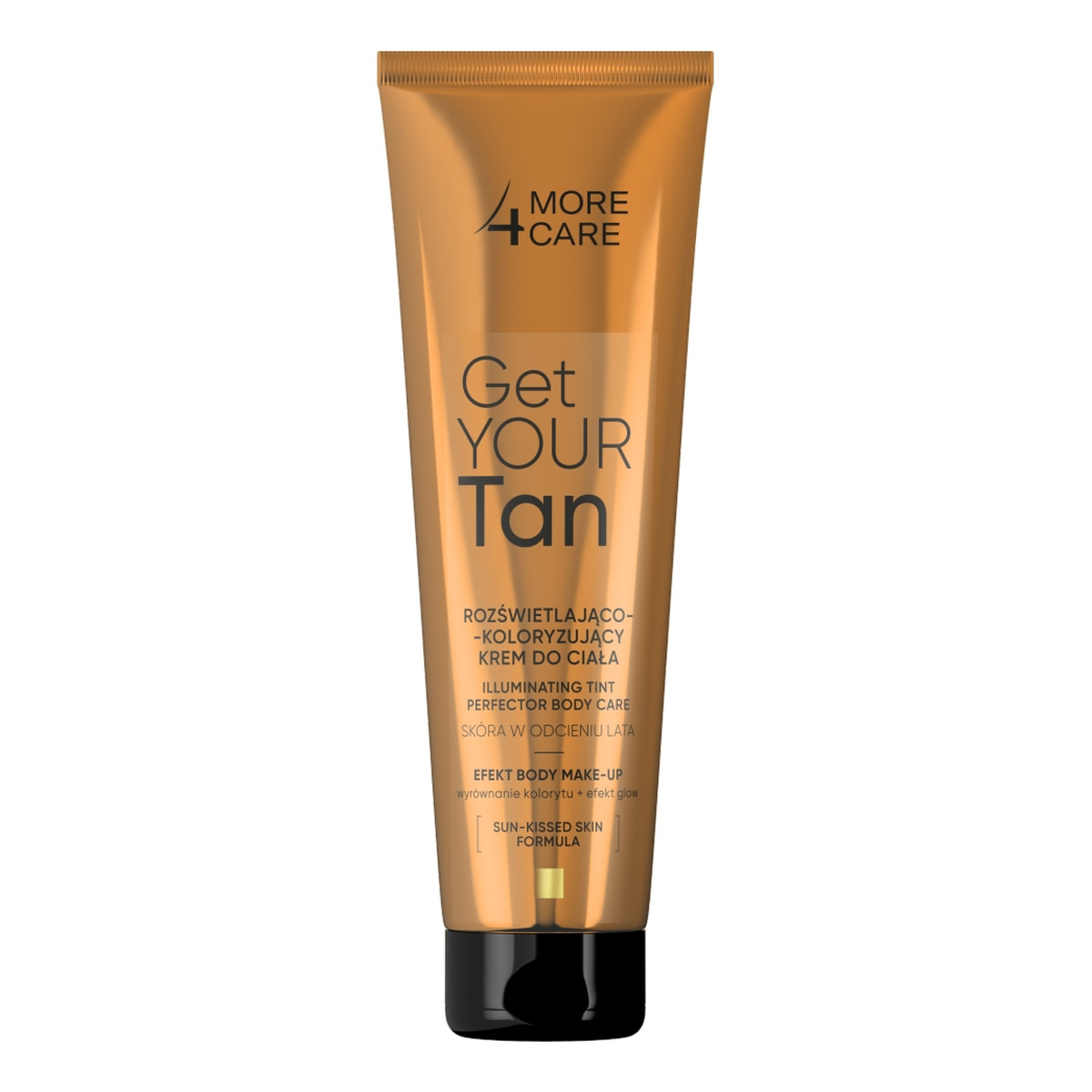 More4Care Get Your Tan! rozświetlający Krem koloryzujący do ciała body make-up 100ml