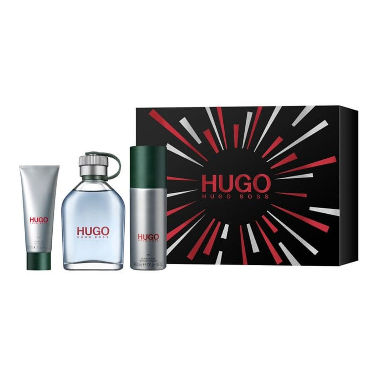 Hugo Boss Hugo Man zestaw (woda toaletowa 125ml + dezodorant 150ml + żel pod prysznic 50ml)