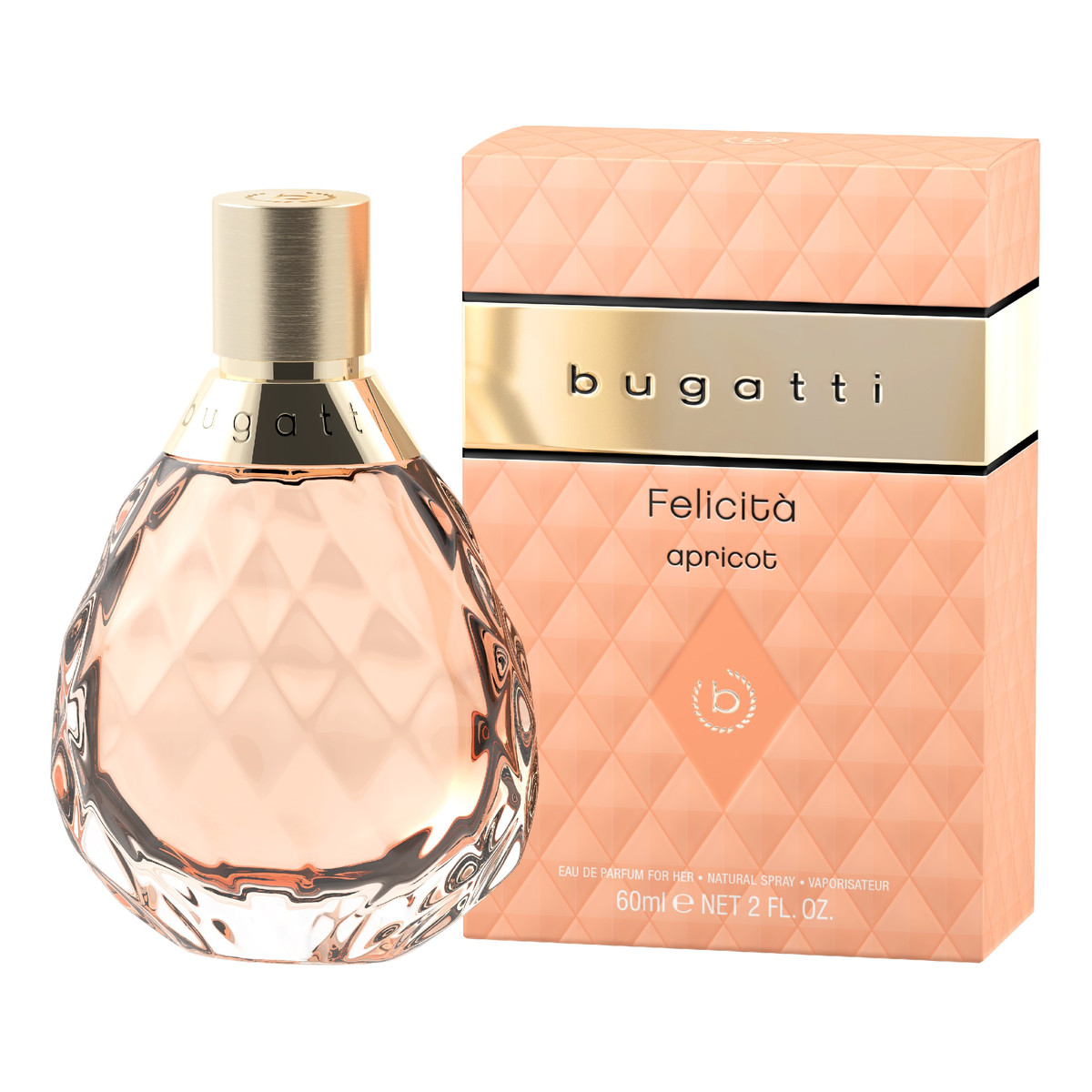 Sirowa BUGATTI Felicita Apricot Woda perfumowana dla kobiet 60ml