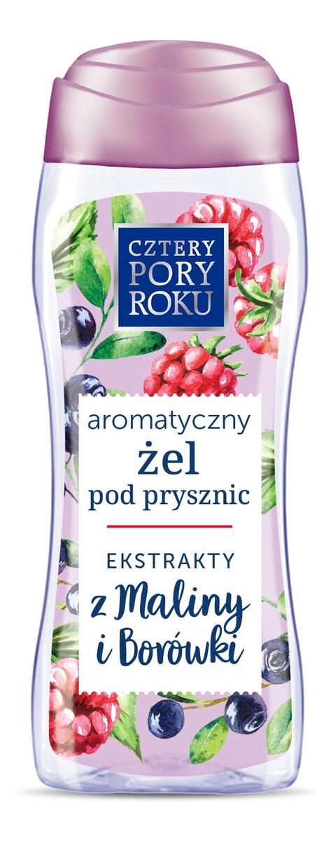Żel pod prysznic z ekstraktem z maliny i borówki