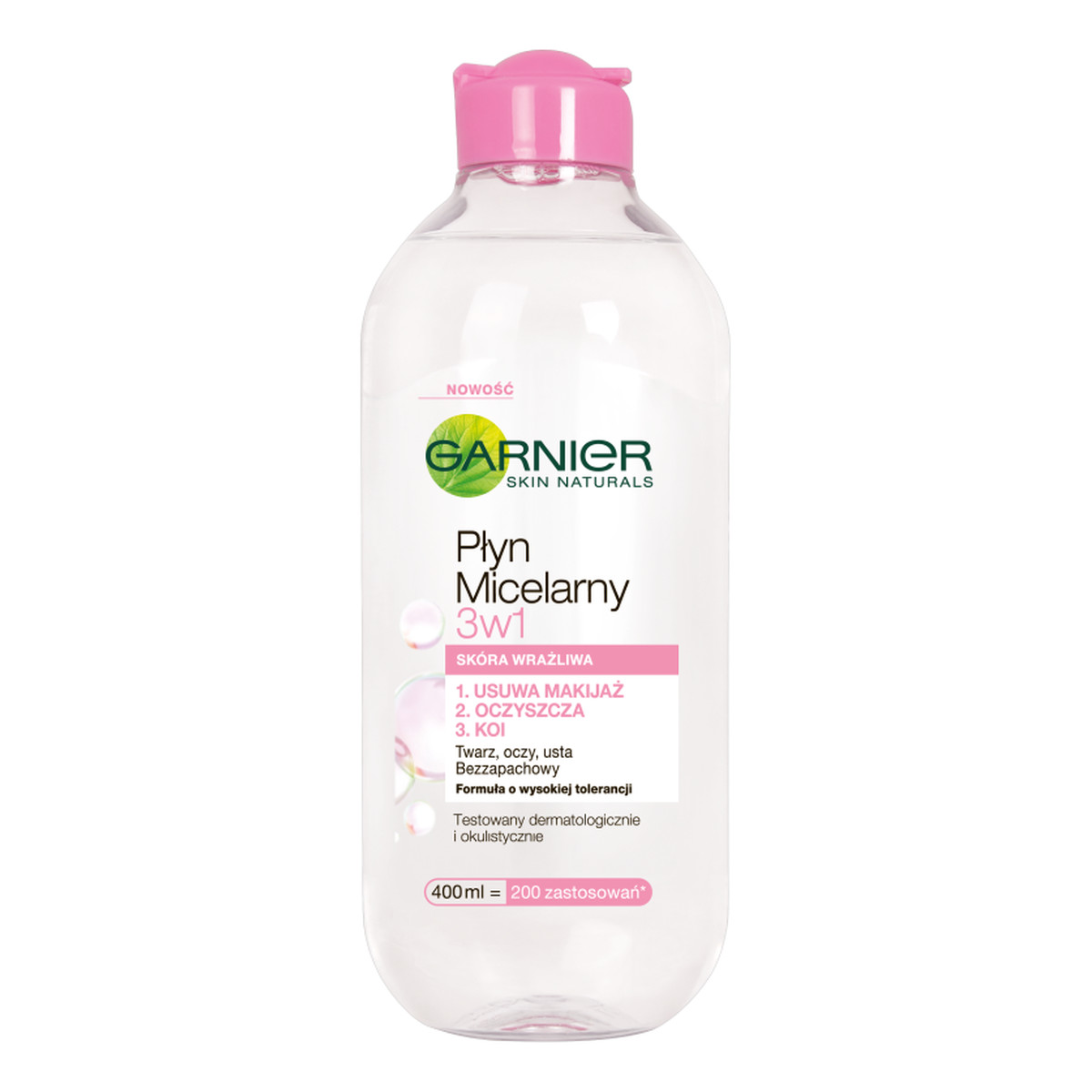 Garnier Skin Naturals Płyn Micelarny 3w1 400ml