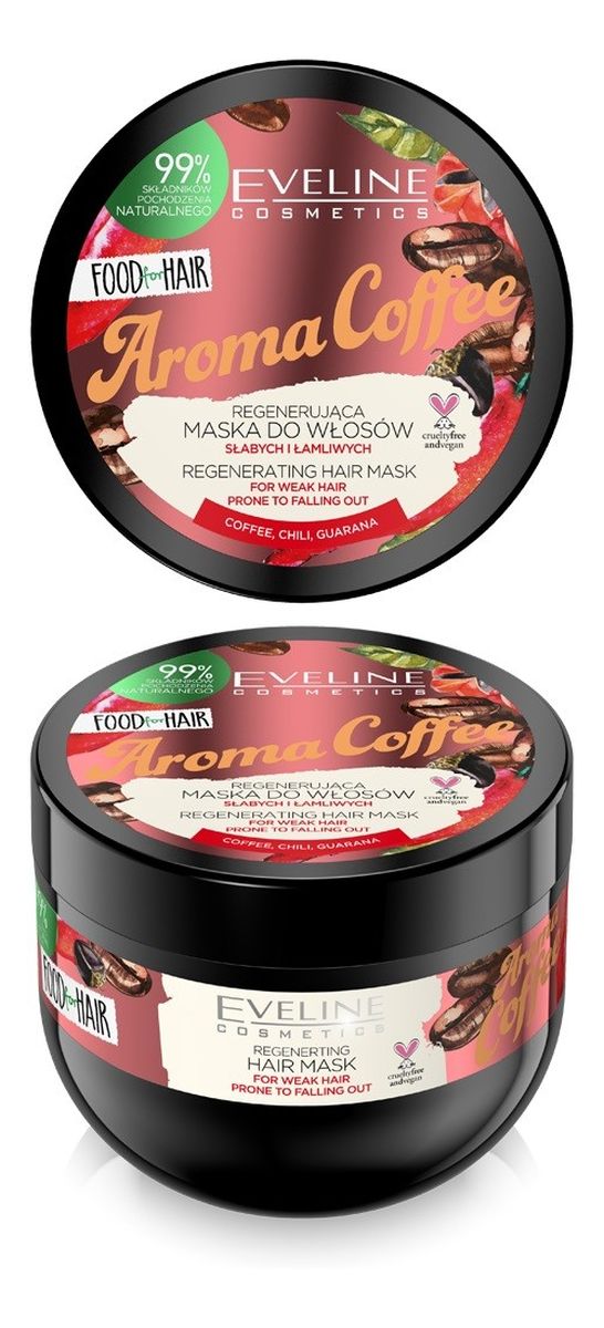 Aroma Coffee Maska do włosów słabych i łamliwych - regeneracja i wzmocnienie
