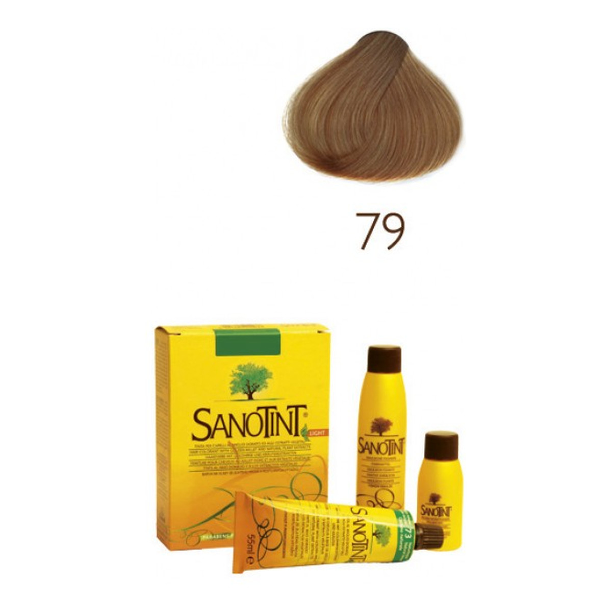 Cosval Sanotint Sensitive Farba do włosów Naturalny Blond (79) 125ml