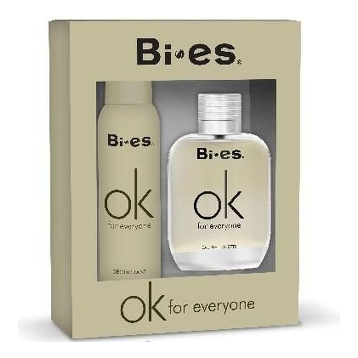 Bi-es Ok for Everyone Zestaw prezentowy woda perfumowana + dezodorant