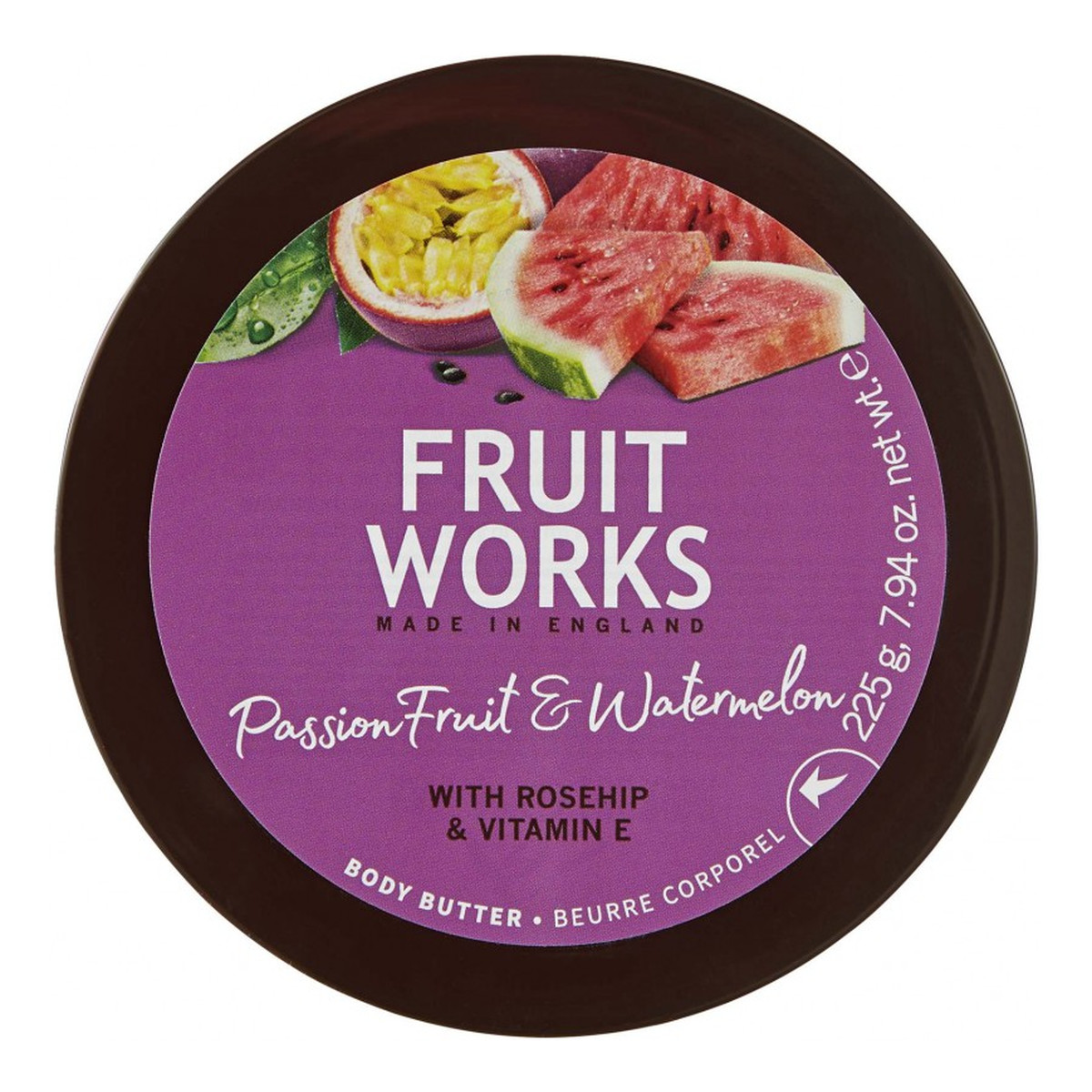 Grace Cole Fruit Works masło do ciała Marakuja & Arbuz 225ml